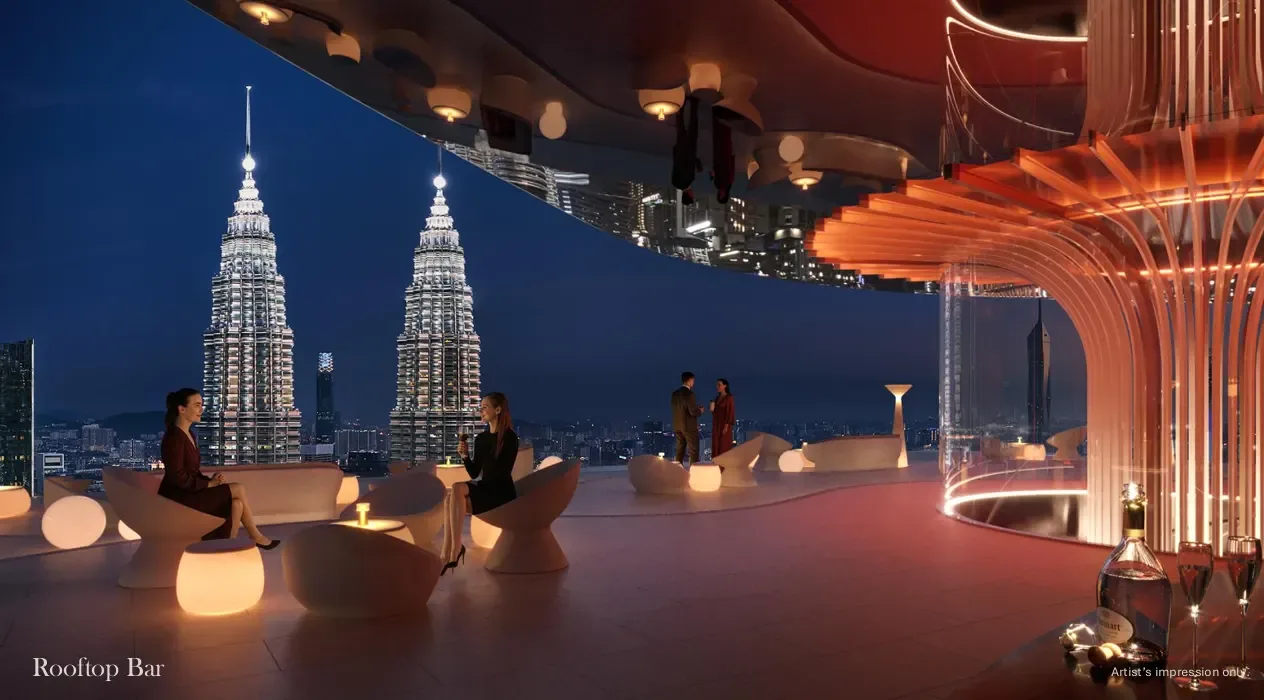 Divine KLCC rooftop sky bar