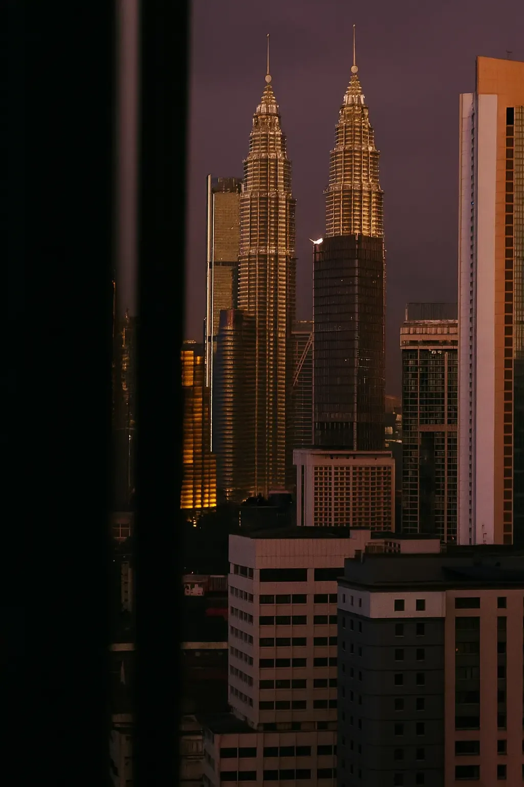 Petronas Twin Towers viewed from a Divine KLCC residence